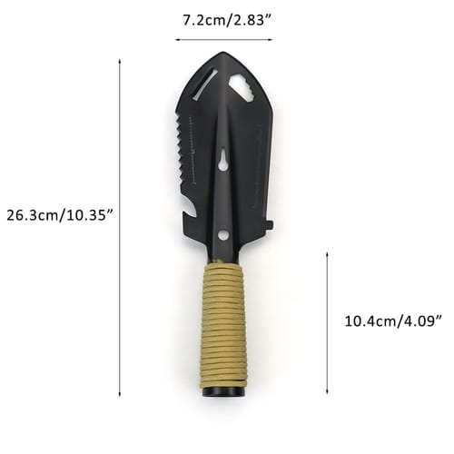 Trowel Garden Tool Stainless Steel Serrated Hand Shovel For Effortless Digging Weed Control Precise Bulb Planting B