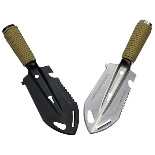 Trowel Garden Tool Stainless Steel Serrated Hand Shovel For Effortless Digging Weed Control Precise Bulb Planting B