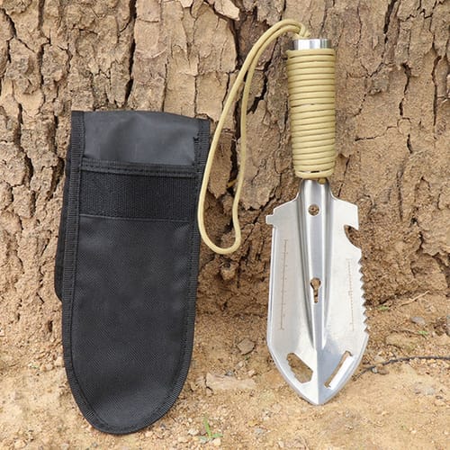 Trowel Garden Tool Stainless Steel Serrated Hand Shovel For Effortless Digging Weed Control Precise Bulb Planting B