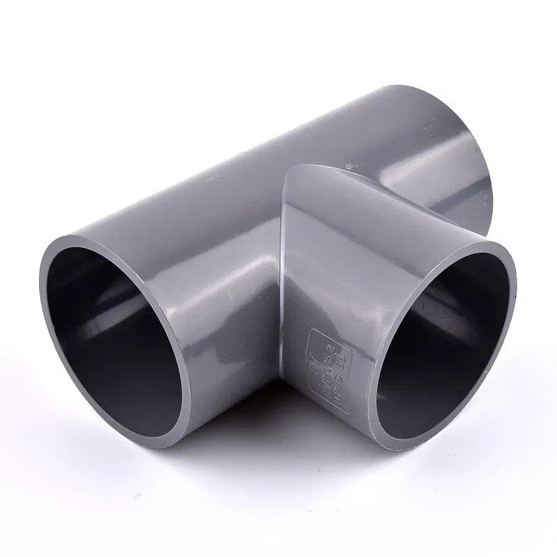 Color: Silver, Diameter: 1/4'' - 2~20pcs Inner Dia 20~63mm Pvc Pipe Tee Connector Home Garden Irrigation Aquarium Fish Tank Tube Watering Adapter Fittings Joint