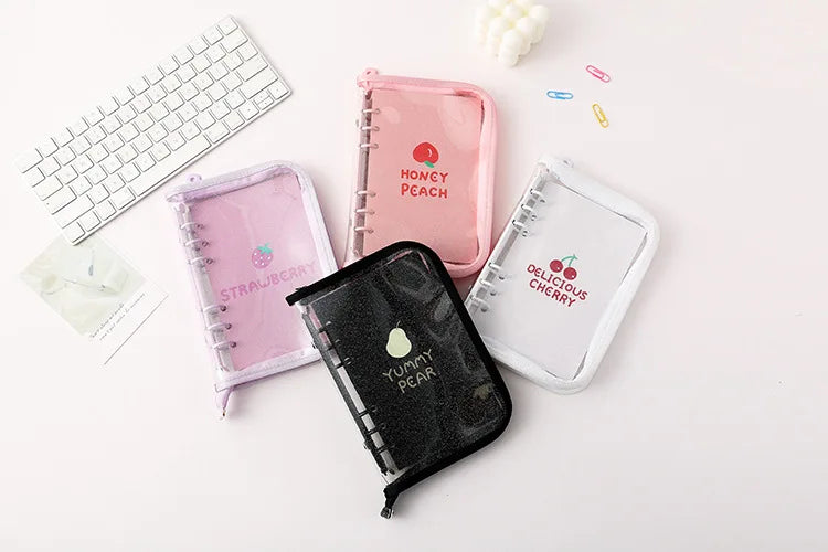 Color: Blue, Size: A6 - New Arrival 2023 Cute A5/a6 My Journal Agenda Notebook & Diy Photocard Binder Organizer Gift Book School Stationery
