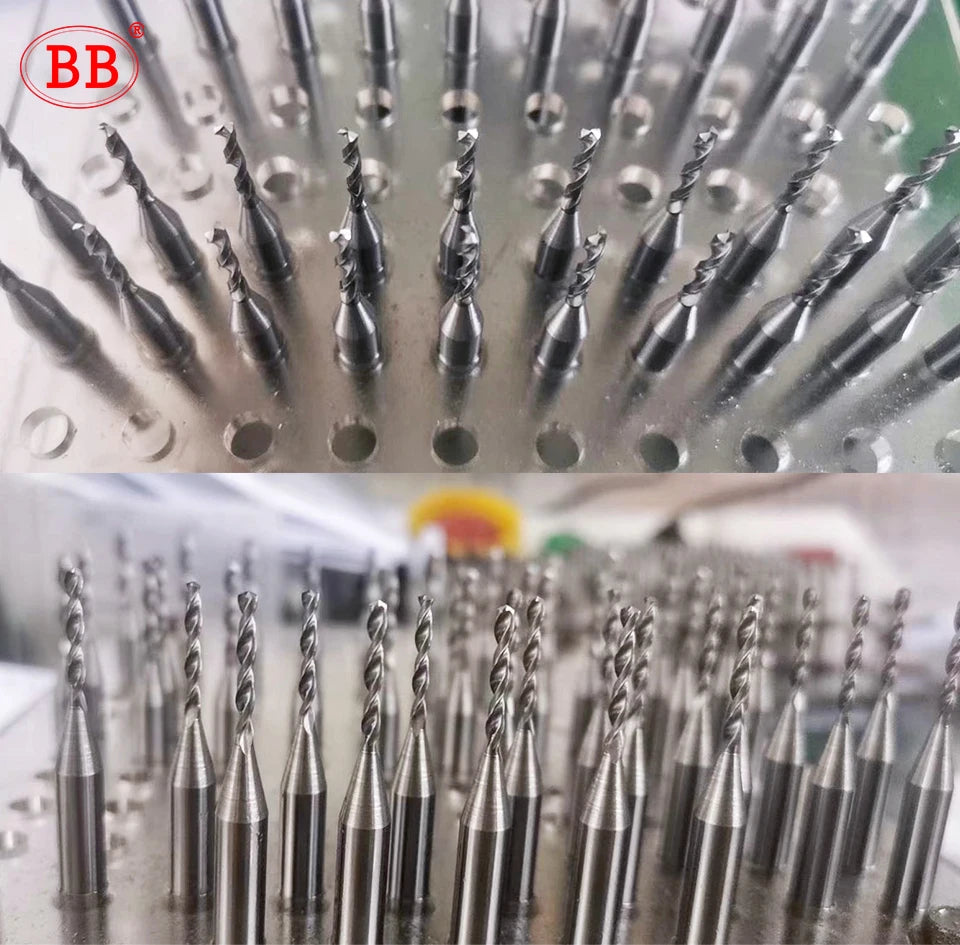 Hole Diameter: 25mm - Bb 0.3~2.02mm Micro Drill Solid Carbide Bit Mini Cnc Hole Making 3d Shank Diameter 4mm D4 Metal Steel Plastic 1pcs
