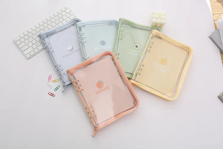 Color: Blue, Size: A6 - New Arrival 2023 Cute A5/a6 My Journal Agenda Notebook & Diy Photocard Binder Organizer Gift Book School Stationery