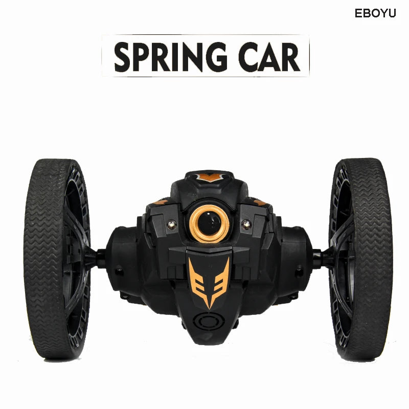 Color: Black White, Specification: Wifi - 805 Rc Bounce Car Rc Jump Car Remote Control Stunt Car Watch Control 360?° Rotation 27.6 Inches Bouncing 2wd 2.4ghz Rc Car Toys