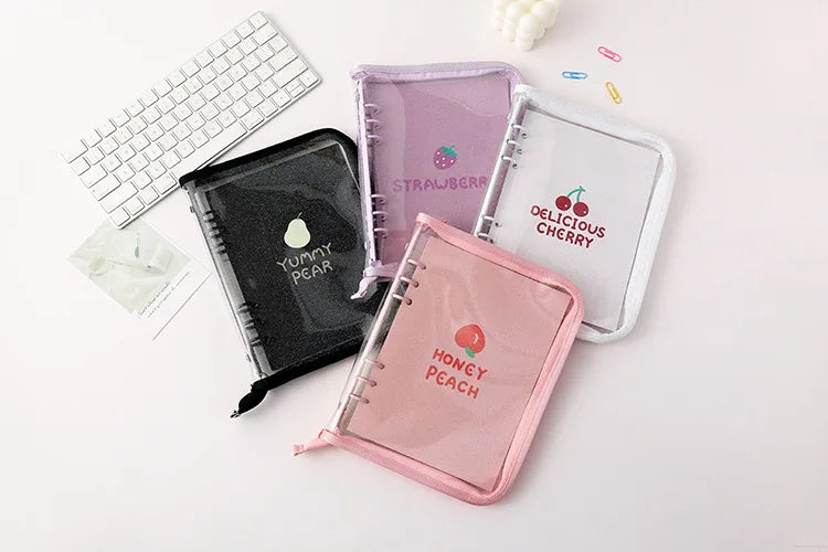 Color: Blue, Size: A6 - New Arrival 2023 Cute A5/a6 My Journal Agenda Notebook & Diy Photocard Binder Organizer Gift Book School Stationery