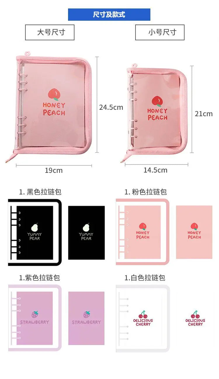 Color: Blue, Size: A6 - New Arrival 2023 Cute A5/a6 My Journal Agenda Notebook & Diy Photocard Binder Organizer Gift Book School Stationery