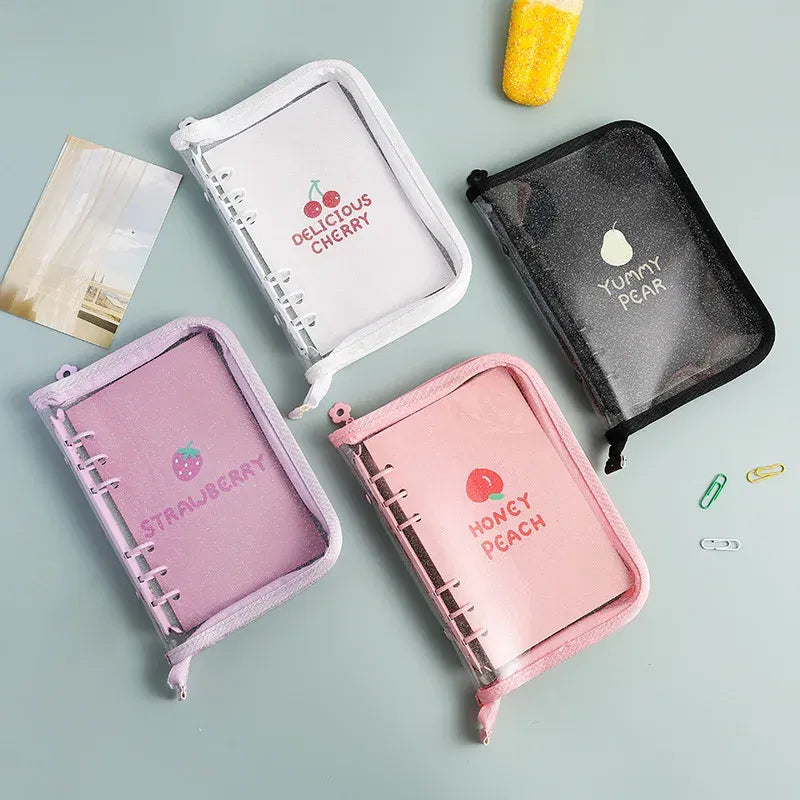 Color: Blue, Size: A6 - New Arrival 2023 Cute A5/a6 My Journal Agenda Notebook & Diy Photocard Binder Organizer Gift Book School Stationery
