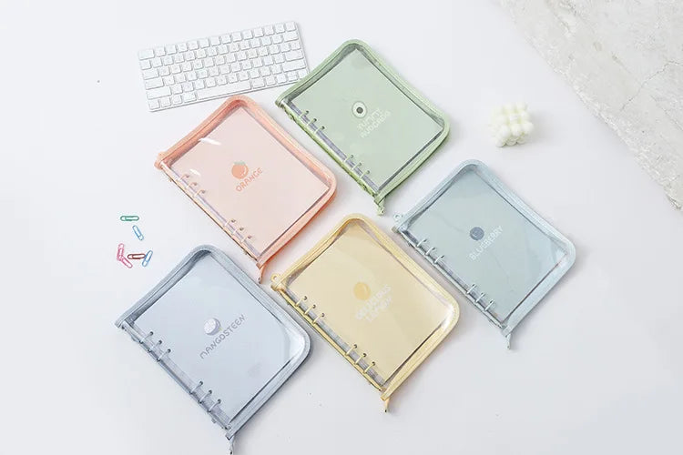 Color: Blue, Size: A6 - New Arrival 2023 Cute A5/a6 My Journal Agenda Notebook & Diy Photocard Binder Organizer Gift Book School Stationery