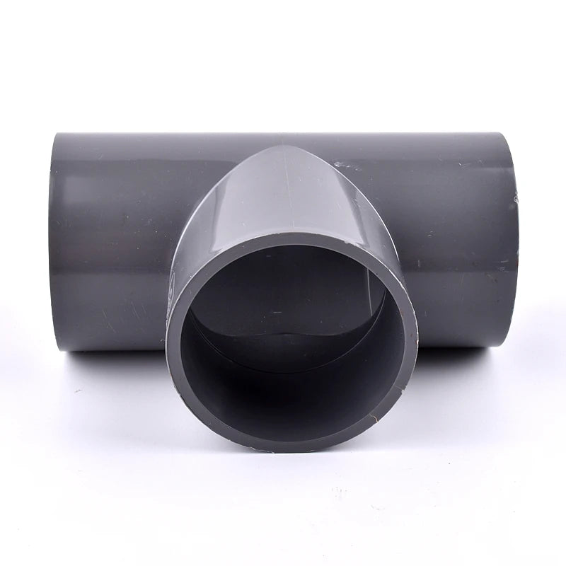 Color: Silver, Diameter: 1/4'' - 2~20pcs Inner Dia 20~63mm Pvc Pipe Tee Connector Home Garden Irrigation Aquarium Fish Tank Tube Watering Adapter Fittings Joint
