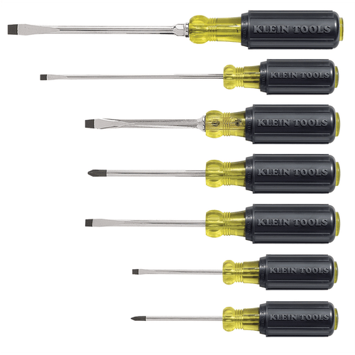 Klein Tools Screwdriver Set, Slotted And Phillips, 7-piece