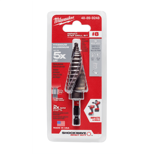 Milwaukee Tool Shockwave Impact Duty #8 1/2 - 1"