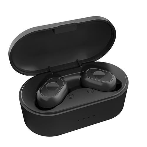 Tws Wireless Bluetooth-compatible Earphones Low-latency Noise Cancelling Sports Headphones Ultra Long Standby Gaming Earbuds Y80 Black