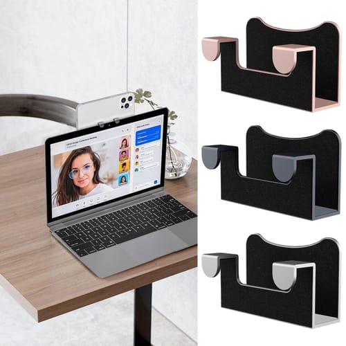 Continuity Camera Mount Compatible For Mac Book Air Laptop Phone Holder Webcam Stand Compatible For Iphone Blue