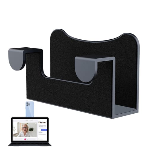 Continuity Camera Mount Compatible For Mac Book Air Laptop Phone Holder Webcam Stand Compatible For Iphone Blue