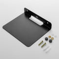 Wall Mounting Speaker Stand Storage Display Shelf Load-bearing Audio Bracket For Home Diy Decoration Black
