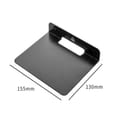 Wall Mounting Speaker Stand Storage Display Shelf Load-bearing Audio Bracket For Home Diy Decoration Black