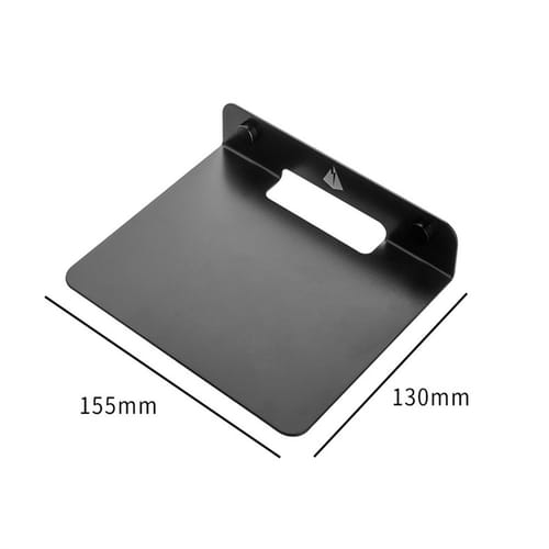 Wall Mounting Speaker Stand Storage Display Shelf Load-bearing Audio Bracket For Home Diy Decoration Black