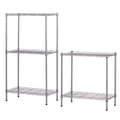 Us Metal Storage Shelf Standing Rack Organization For Kitchen Microwave Oven Rack Silver