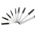 Professional Roll Pin Punch Tools Set With Hammer Woodworking Removing Repair Tools With Storage Pouch Pin Punch + 25mm Rubber Double-sided Hammer + Two Accessory Heads