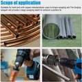 12pcs Air Conditioner Tube Expander High Hardness Wear Resistant Pipe Expansion Tool Air Conditioners Accessory Tube Expander
