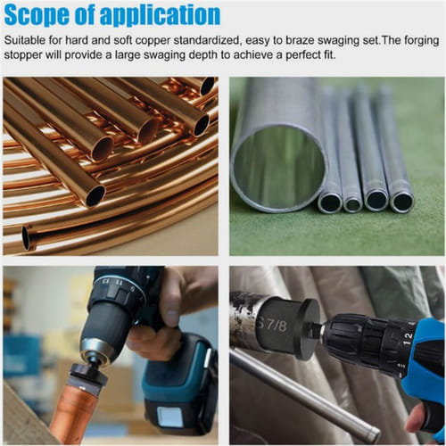 12pcs Air Conditioner Tube Expander High Hardness Wear Resistant Pipe Expansion Tool Air Conditioners Accessory Tube Expander