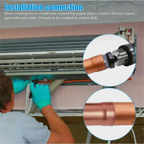 12pcs Air Conditioner Tube Expander High Hardness Wear Resistant Pipe Expansion Tool Air Conditioners Accessory Tube Expander