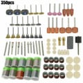 Rotary Tool Accessories Kit 350pcs Accessory Set Universal Kit Fits All Tool For Carving Sanding Cutting Drilling Grinding 350pcs