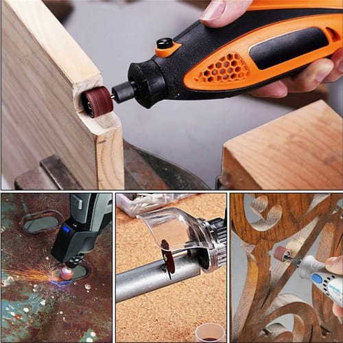 Rotary Tool Accessories Kit 350pcs Accessory Set Universal Kit Fits All Tool For Carving Sanding Cutting Drilling Grinding 350pcs