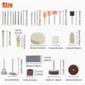 Rotary Tool Accessories Kit 350pcs Accessory Set Universal Kit Fits All Tool For Carving Sanding Cutting Drilling Grinding 350pcs