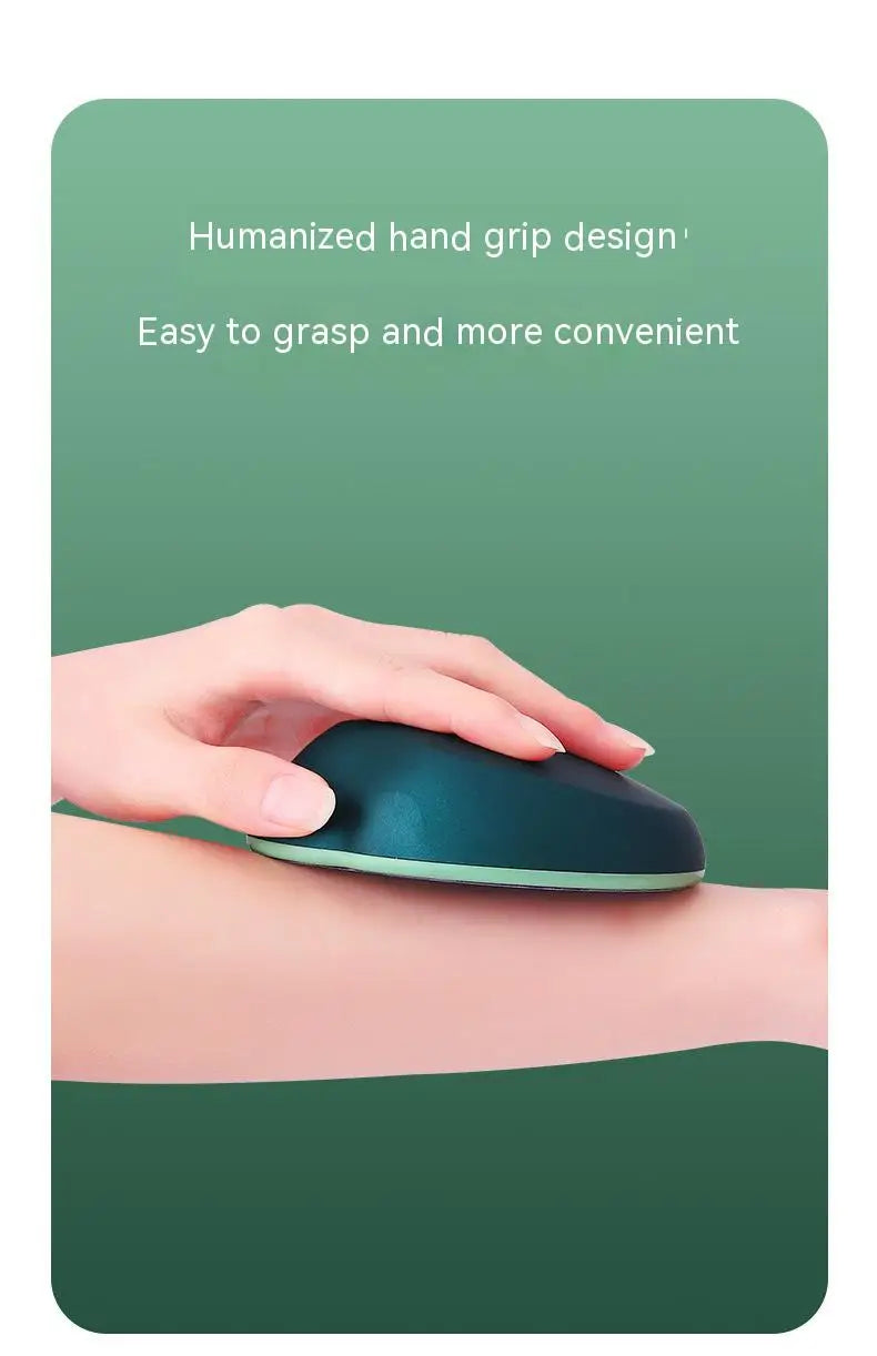 Color: Dark Grey - Hot Crystal Physical Hair Removal Eraser Glass Hair Remover Painless Epilator Easy Cleaning Reusable Body Care Depilation Tool
