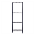 4-tier Wire Shelving Unit Metal Storage Rack