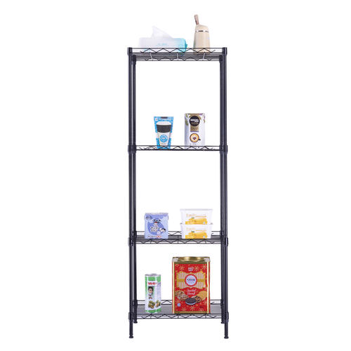 4-tier Wire Shelving Unit Metal Storage Rack