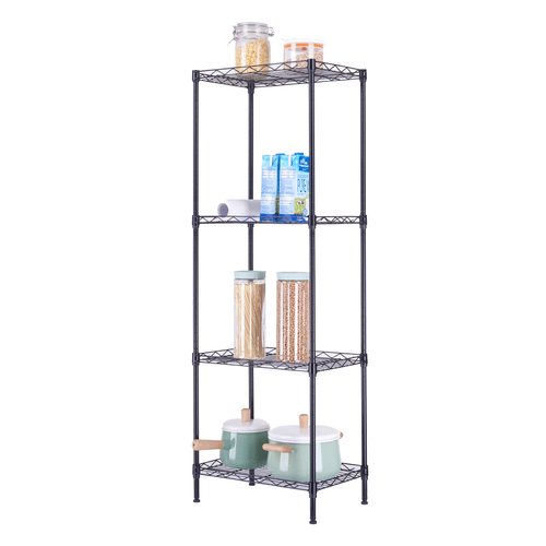 4-tier Wire Shelving Unit Metal Storage Rack