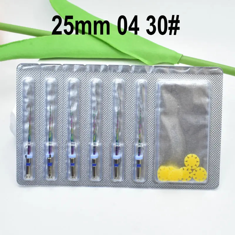 Color: Slate - Dental New Rotary Rainbow Files Thermal Activation Accessories Endodontic For Root Canal Files Cleaning Dentist Tool