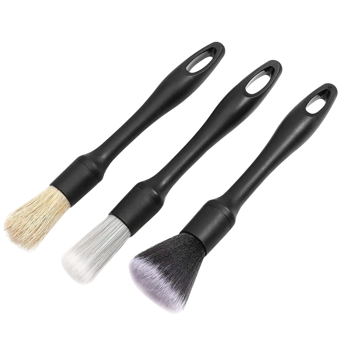 Color: White - Car Detailing Brush Set Car Cleaning Brushes Sponges Towels For Car Air Vents Rim Cleaning Dirt Dust Clean Tool Wash Accessories