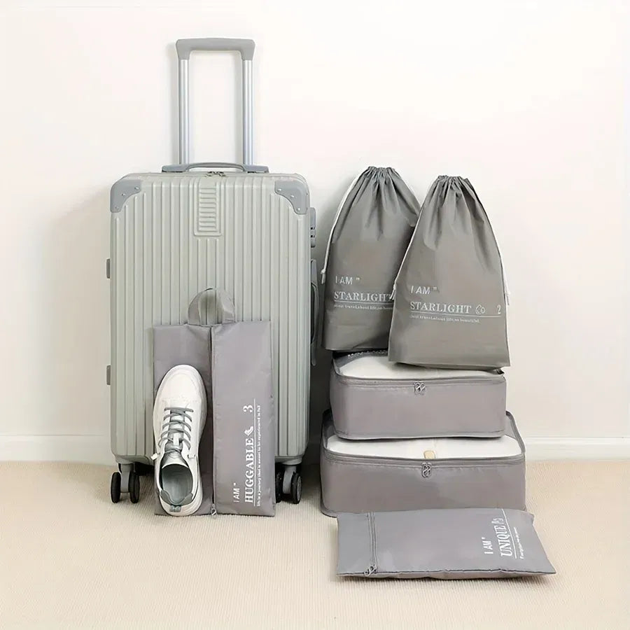 Color: Rose, Ships From: China - 6pcs, Packing Cubes Luggage Organizers, Travel Accessories