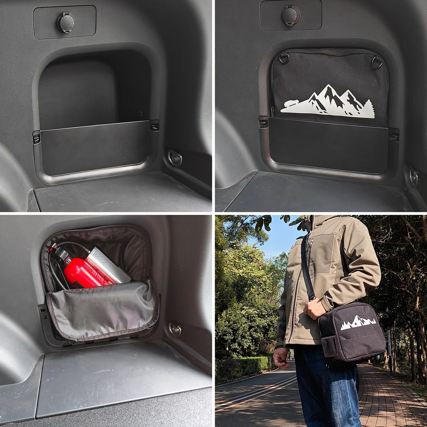 Trunk Organizer Multifunction Backpack, Trunk Cubby Storage Bag For Toyota Rav4 2025 2024 2023 2022 2021 2020 2019