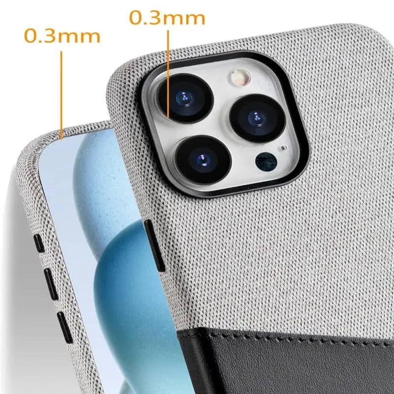 Color: Orange, Material: Silicon - Card Holder Magsafe Leather Phone Case For Iphone 15 14pro Max 13 14 Pro 12 Pocket Wireless Charging Alloy Lens Hit Color Cover