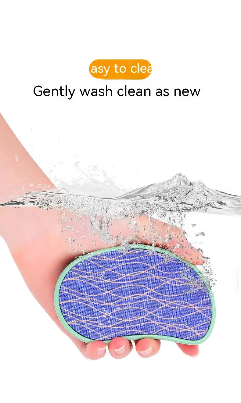 Color: Dark Grey - Hot Crystal Physical Hair Removal Eraser Glass Hair Remover Painless Epilator Easy Cleaning Reusable Body Care Depilation Tool