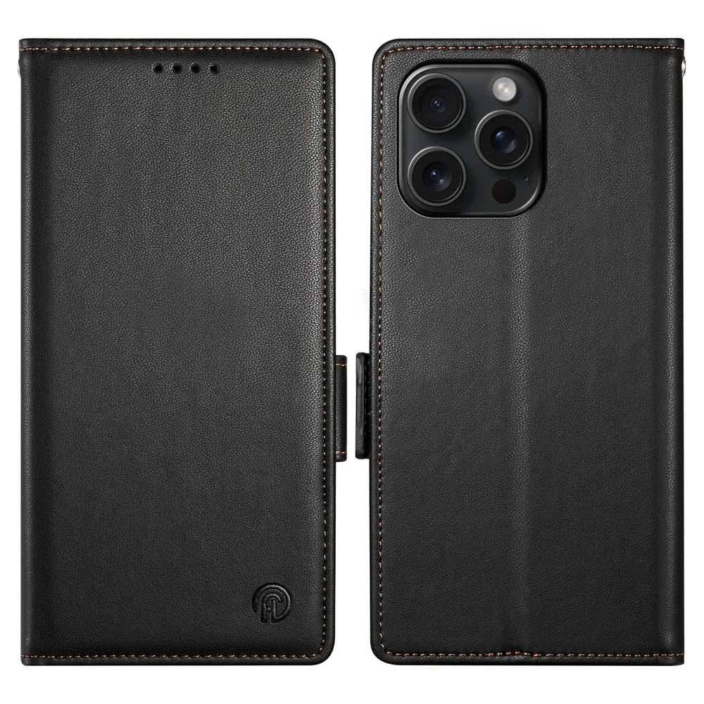 Color: Brown, Material: Canvas - Pu Leather Flip Phone Case For Iphone 16 15 Pro Max 16e 14 13 1211 Xs Max Xr X 8 7 Plus Se Kickstand Cards Solt Wallet Cover