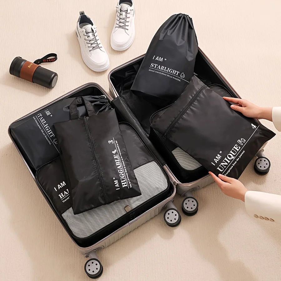 Color: Rose, Ships From: China - 6pcs, Packing Cubes Luggage Organizers, Travel Accessories