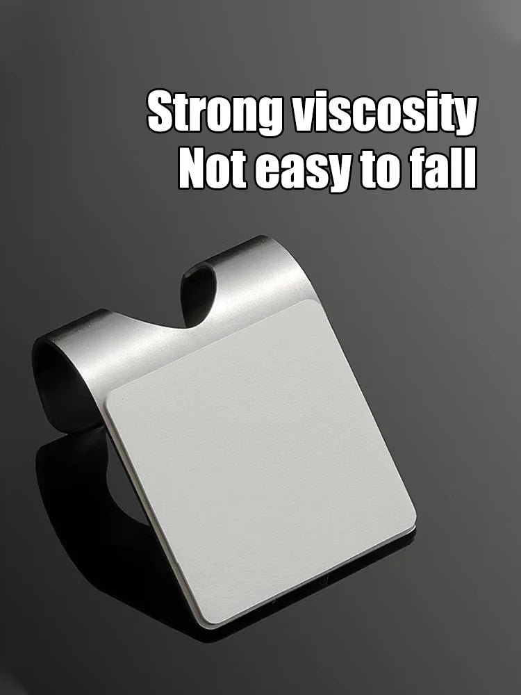 Color: Dark Gray - Punch-free Razor Holder, Storage Hook, Space Aluminum Multi-purpose Bathroom Accessories