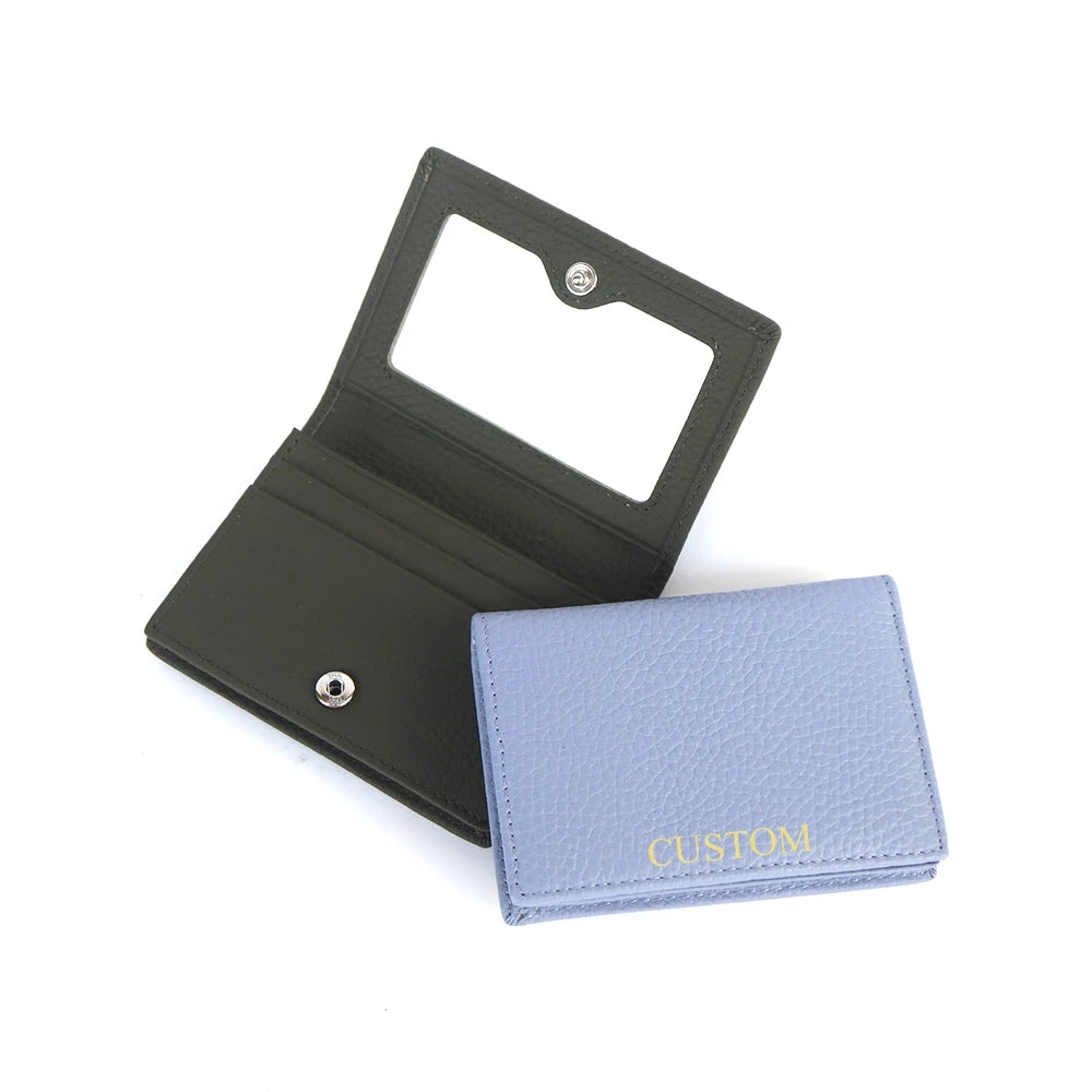 Color: Pink - 100% Cowhide Passport Holder Factory Genuine Leather Engrave Letters Men Women Passport Cover Customized Name Travel Card Wallet