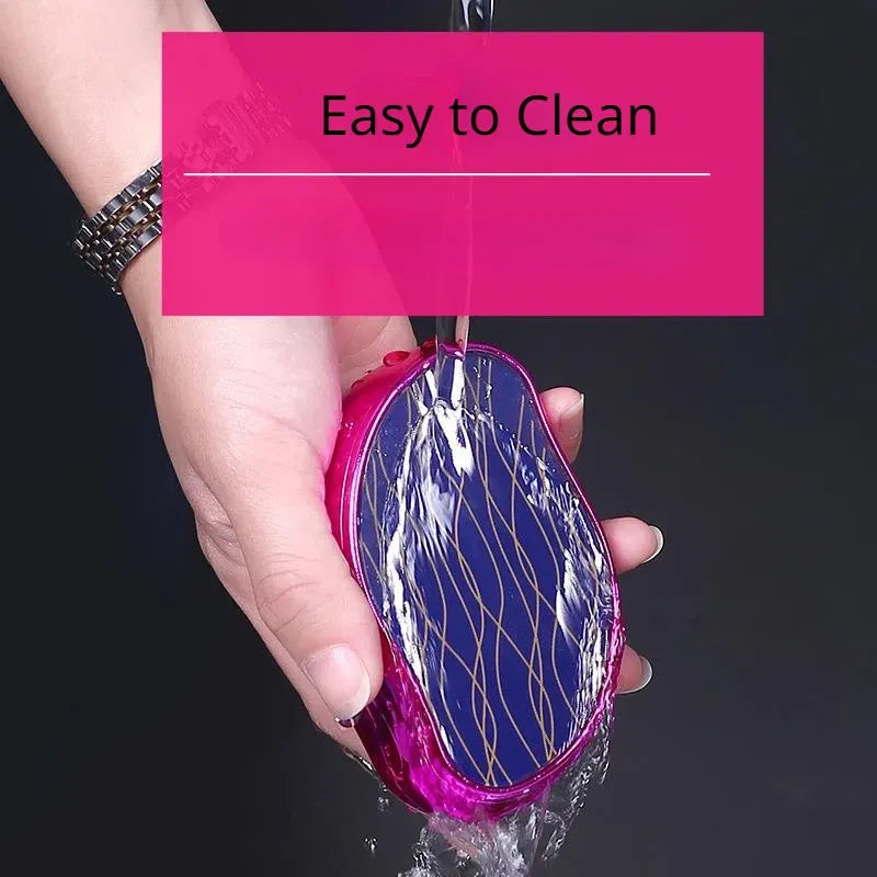 Color: Dark Grey - Hot Crystal Physical Hair Removal Eraser Glass Hair Remover Painless Epilator Easy Cleaning Reusable Body Care Depilation Tool