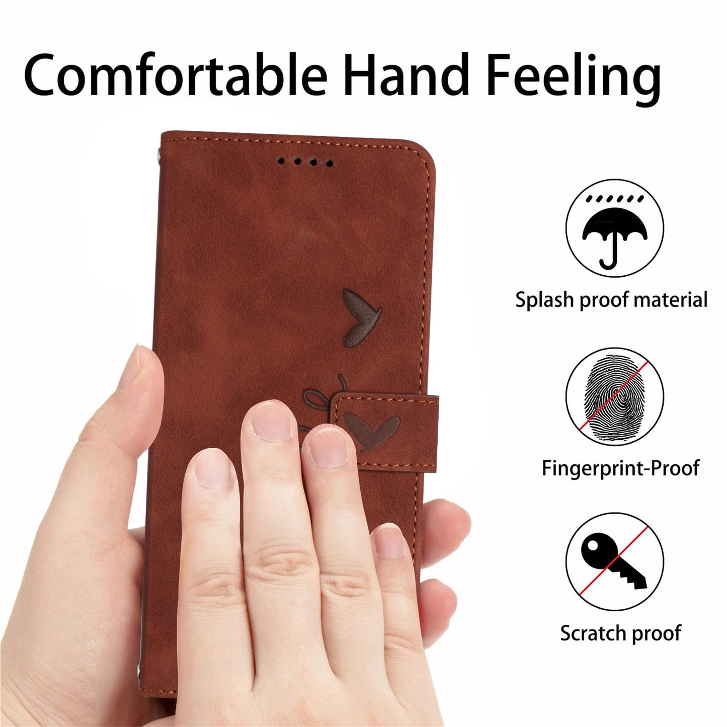 Color: Purple Pink, Ships From: China, Material: Abs - Love Heart Strap Leather Crossbody Phone Wallet Case Book Stand For Google Pixel 8 7 Pro 8a 7a 6a Girls Cute Shoulder Cover