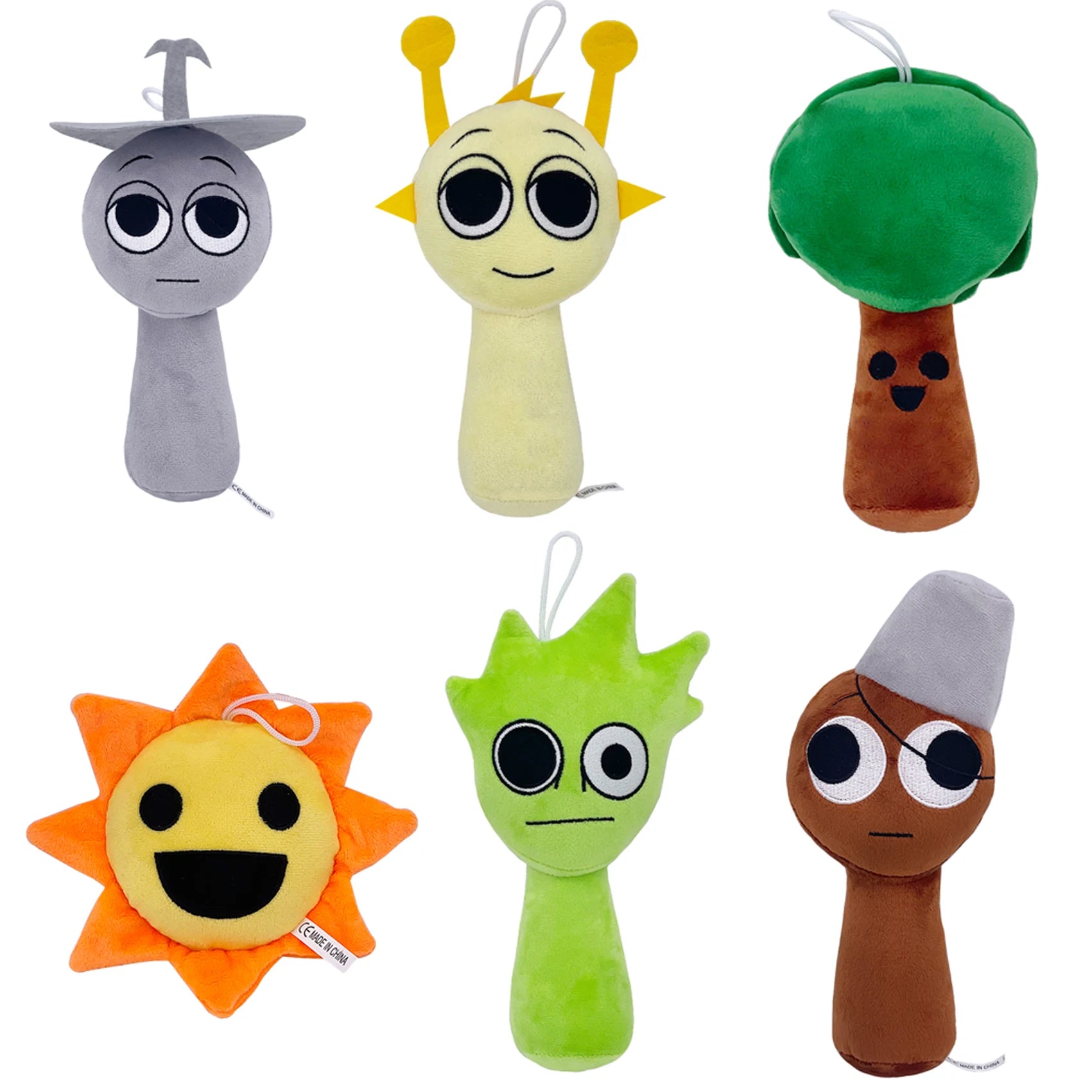 Color: Blue - Sprunki Plush Toys Sprunki Incredibox Plushie Sprunki Soft Game Cartoon Pillow Kids Birthday Gifts Stuffed Dolls Christmas Gift