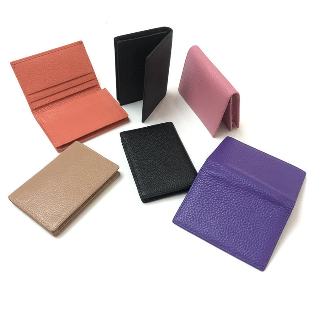 Color: Pink - 100% Cowhide Passport Holder Factory Genuine Leather Engrave Letters Men Women Passport Cover Customized Name Travel Card Wallet