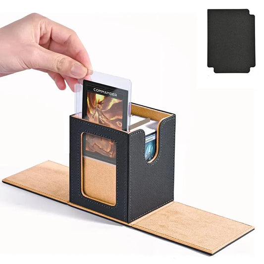 100+ New Pu Game Mtg Trading Card Holder Collectible Game Storage Card Deck Case Protectors Organizer Storage Box Women Men