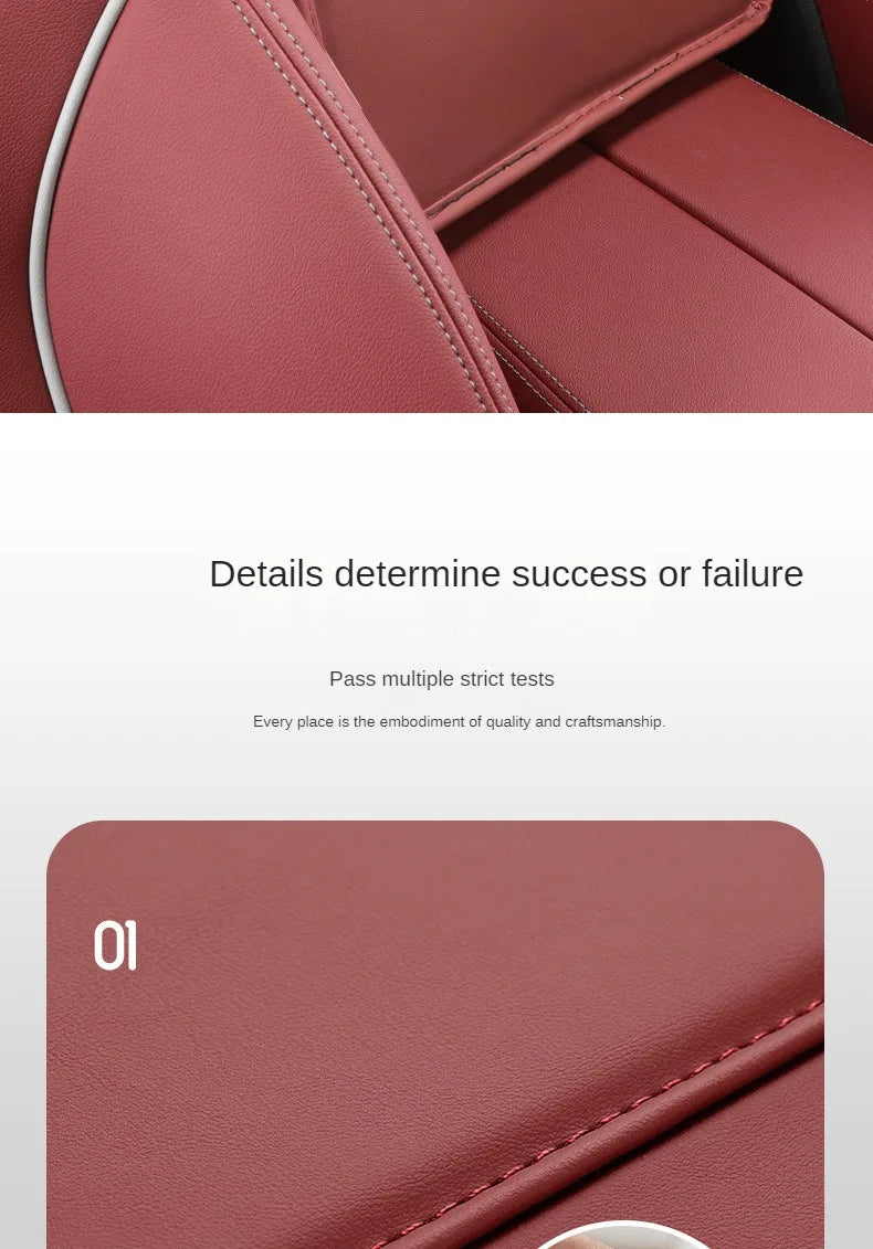 Color Name: Gold - Car Handbag Holder Between Seats Mutifuntional Leather Auto Seat Middle Storage Bag Hanging Tissue Box Phone Cup Map Organizer