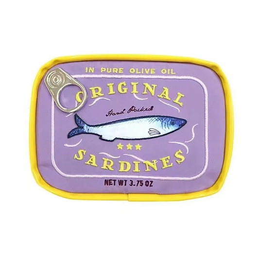 Canned Sardines Style Bath Travel Bag Cute Toiletry Bag Creative Fashion Women Cosmetic Bag Multi-function For Weekend Vacation